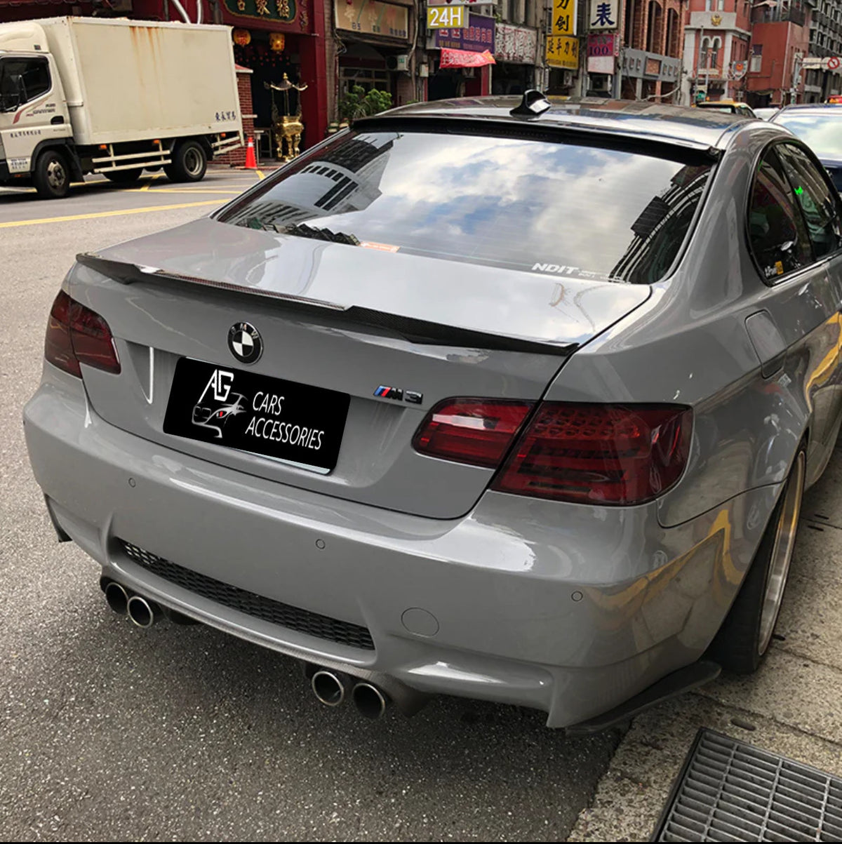 Спойлер/лип за BMW E92 М4 style